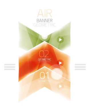 Hava hafif parlak tasarım ok. Web bilgi kutusu veya kullanıcı arabirimi menü öğesi