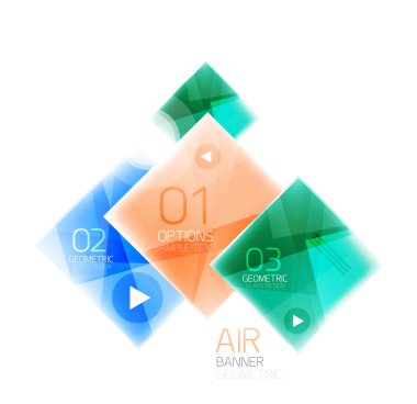 Cam kare web kutusu, infographics afiş