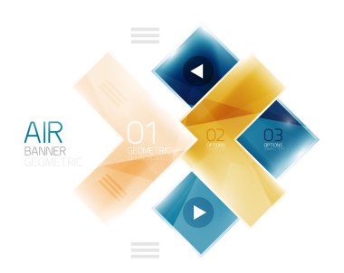 Ok iş Infographic şablonu