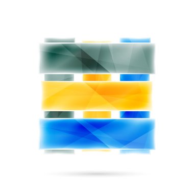 Boş renkli çizgili. İş geometrik tarzı infographics arka plan