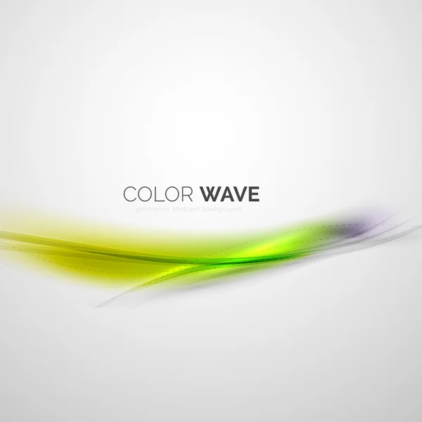 Elemento vector de onda de color — Vector de stock