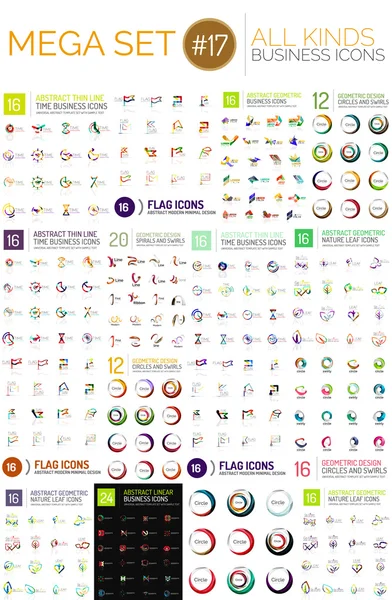 Logotipo mega coleção —  Vetores de Stock