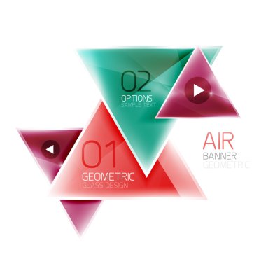 Hava üçgen arka plan