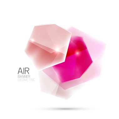 Parlak elemanları. Beyaz geometrik soyut şekilleri. Arka plan