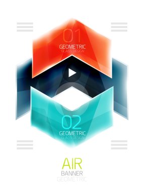 Hava hafif parlak tasarım ok. Web bilgi kutusu veya kullanıcı arabirimi menü öğesi