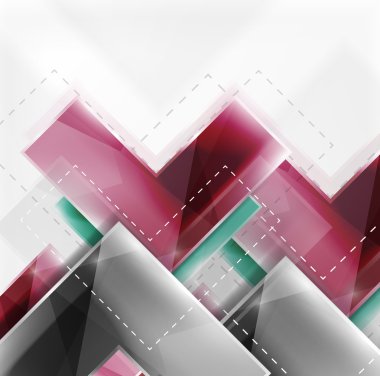 Renkli parlak ok şekilleri. Arka plan