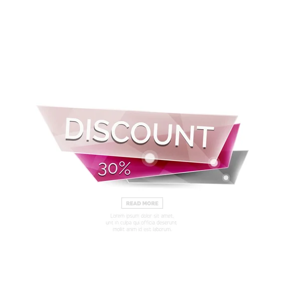 Vector colorful sale banner — Stock Vector