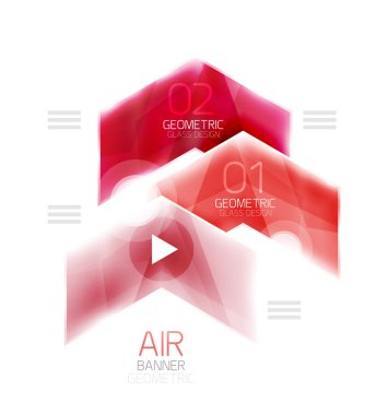 Hava hafif parlak tasarım ok. Web bilgi kutusu veya kullanıcı arabirimi menü öğesi