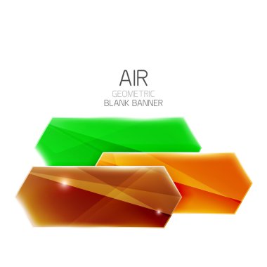 Boş renkli parlak ok çizgili metin için