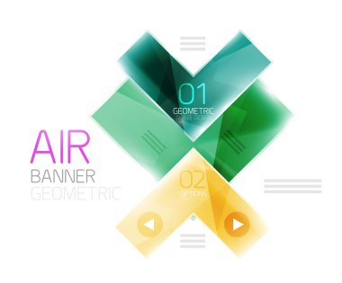 Parlak renk gerçekçi okları