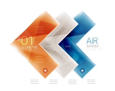 Parlak renk gerçekçi okları