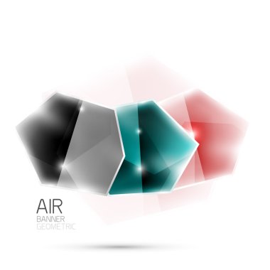 Parlak elemanları. Beyaz geometrik soyut şekilleri. Arka plan