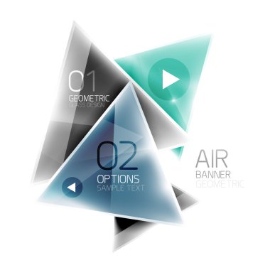 Hava üçgen arka plan