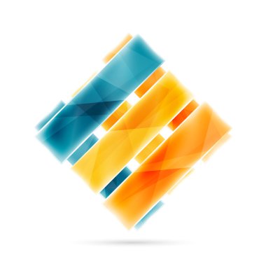 Boş renkli çizgili. İş geometrik tarzı infographics arka plan