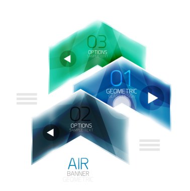 Hava hafif parlak tasarım ok. Web bilgi kutusu veya kullanıcı arabirimi menü öğesi