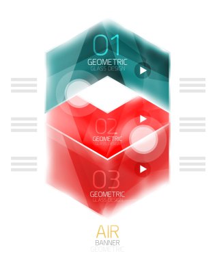 Hava hafif parlak tasarım ok. Web bilgi kutusu veya kullanıcı arabirimi menü öğesi