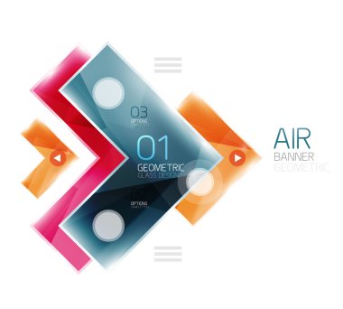 Ok iş Infographic şablonu