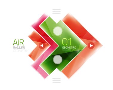 Ok iş Infographic şablonu