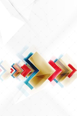 Oklar ve üçgenler arka plan