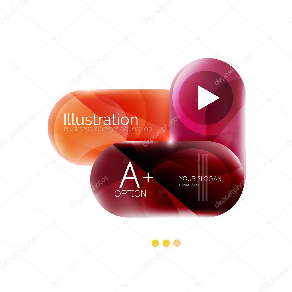 Capsule business option infographics Stock Vector by ©akomov 114371730