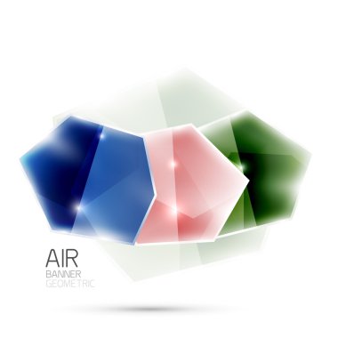 Soyut parlak renkli geometrik kompozisyon