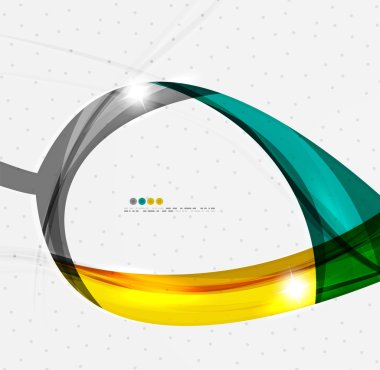 Pürüzsüz dalga satır arka plan