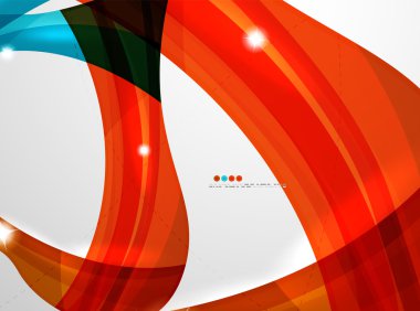 Yaprak şekli dalga arka plan