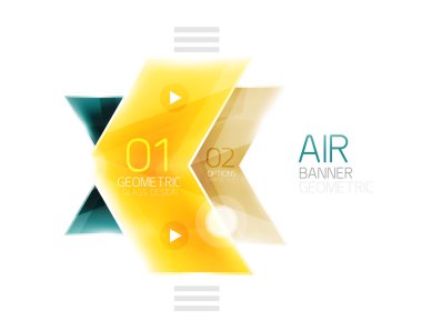 Hava hafif parlak tasarım ok. Web bilgi kutusu veya kullanıcı arabirimi menü öğesi