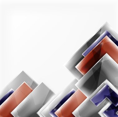 Renkli parlak ok şekilleri. Arka plan