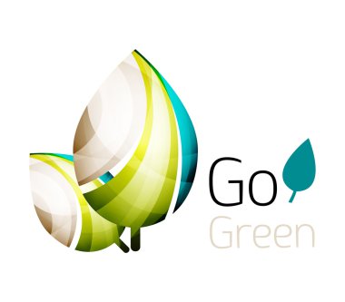 soyut yaprak simgesi