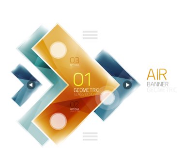 Parlak renk gerçekçi okları