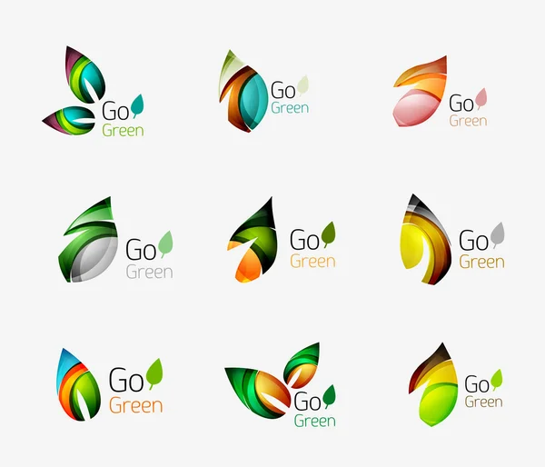 Logotipo geométrico abstrato —  Vetores de Stock