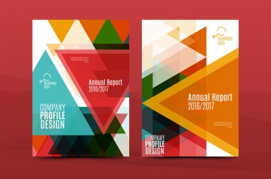 Geometrik mozaik tasarımı, a4 boyutu iş kurumsal yazışma mektup kapak