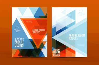 Geometrik mozaik tasarımı, a4 boyutu iş kurumsal yazışma mektup kapak