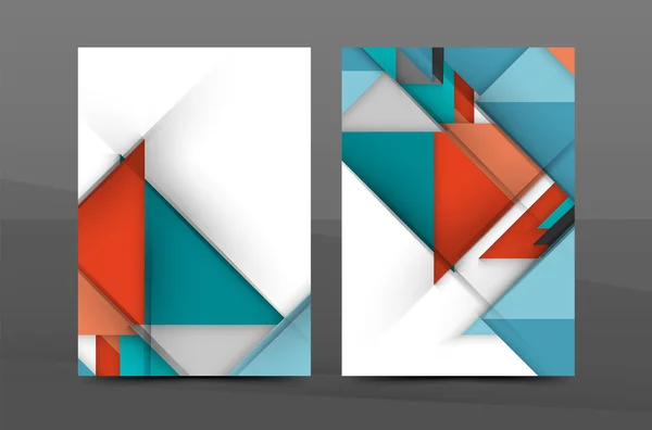 Geometrische abstracte achtergrond — Stockvector