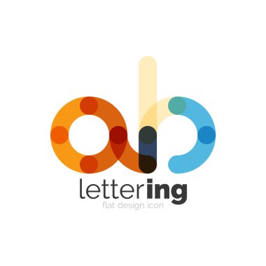Mektup logo iş simge