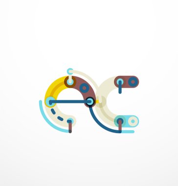 Doğrusal ilk harf, logo kavramı