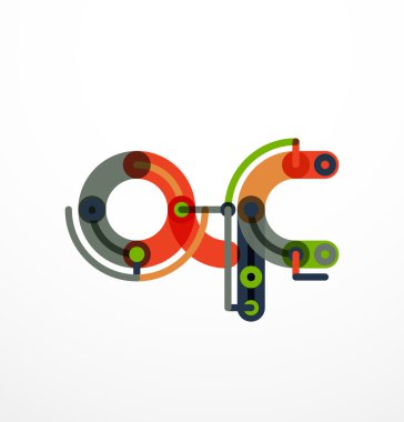 Karikatür doğrusal kutsal kişilerin resmi mektuplar