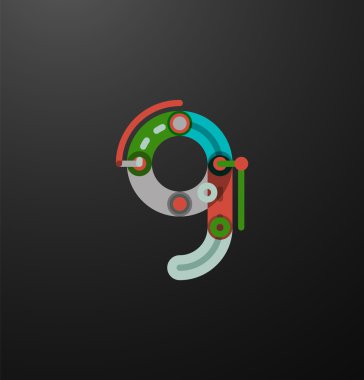 Karikatür doğrusal kutsal kişilerin resmi mektuplar