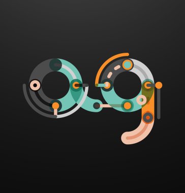 Karikatür doğrusal kutsal kişilerin resmi mektuplar