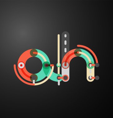 Karikatür doğrusal kutsal kişilerin resmi mektuplar