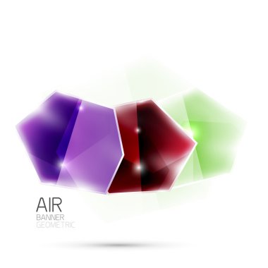 Parlak elemanları. Beyaz geometrik soyut şekilleri. Arka plan