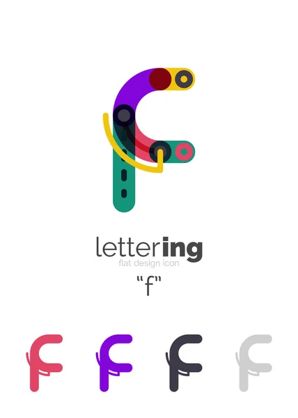 Letters logo icon — Stock Vector