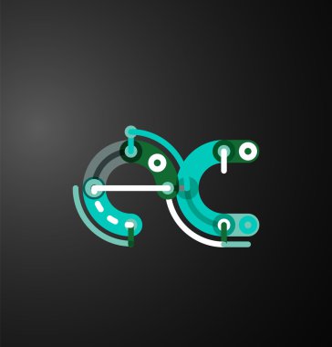 İlk harf logo marka şirket