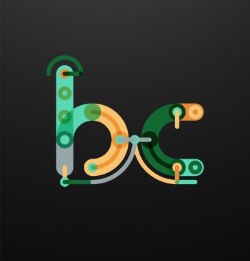 Karikatür doğrusal kutsal kişilerin resmi mektuplar