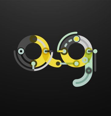 Karikatür doğrusal kutsal kişilerin resmi mektuplar