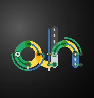 Karikatür doğrusal kutsal kişilerin resmi mektuplar