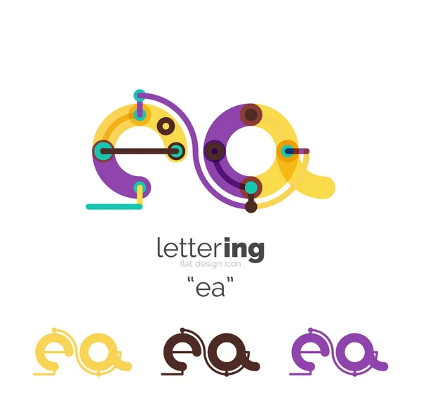 Letters logo icon — Stock Vector