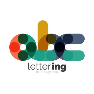 Doğrusal iş logo mektubu