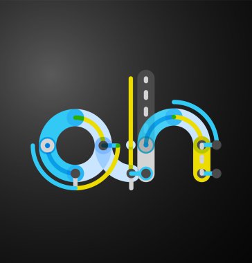 Karikatür doğrusal kutsal kişilerin resmi mektuplar